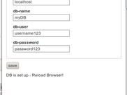 Easy db-setup